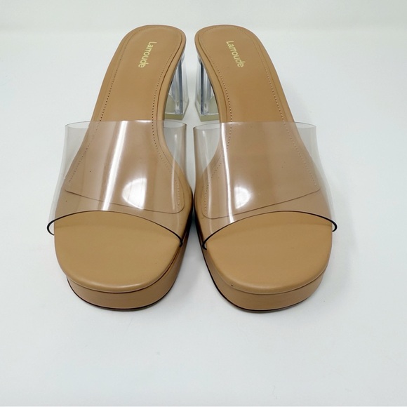 New Larroude Jenn Lucite Sandal Sz US 8.5 - Picture 4 of 15